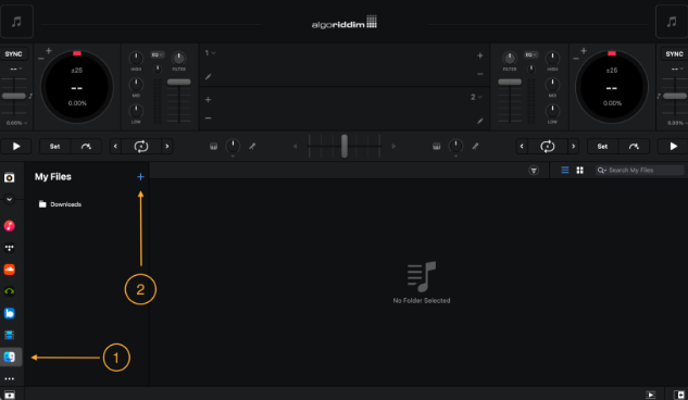 Adding tracks My Files