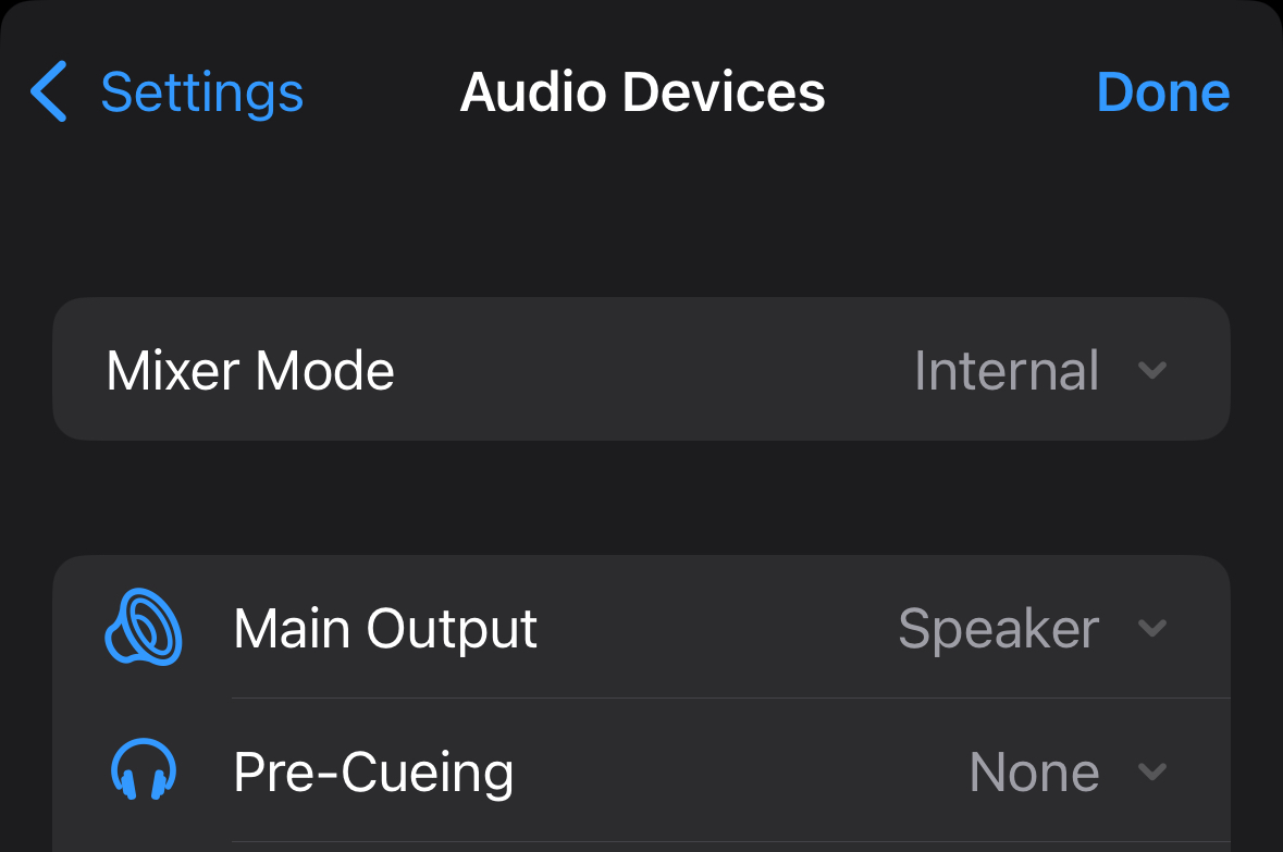 Audio configuration on iOS