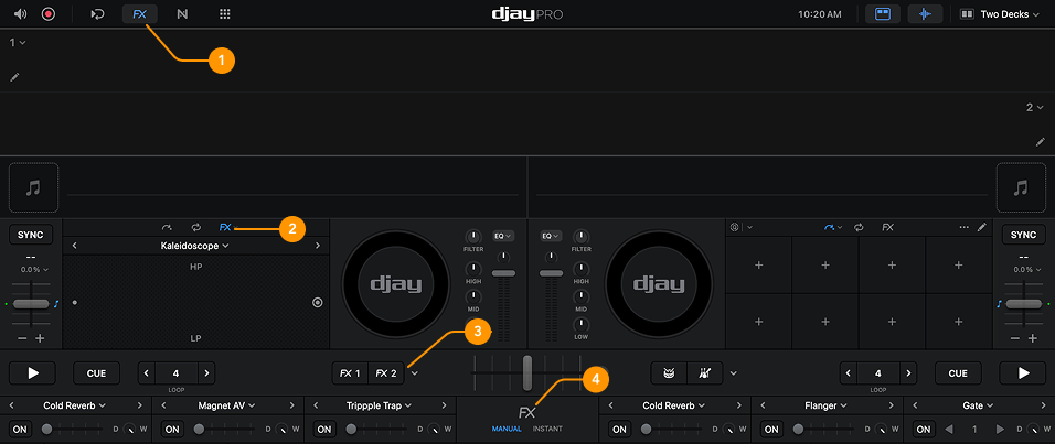 Audio effects overview