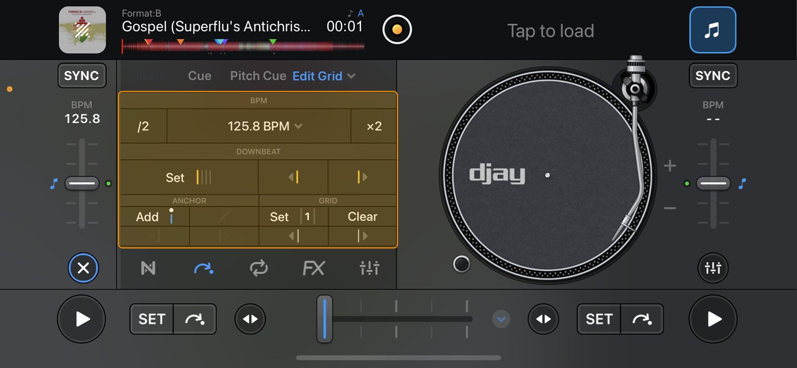 Beatgrid editor overview