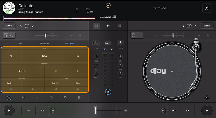 Beatgrid editor overview