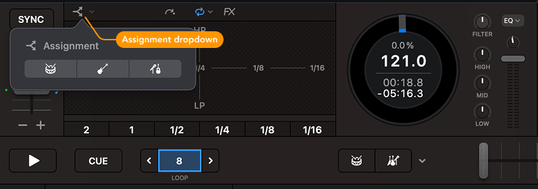 Bounce pads neural mix routing