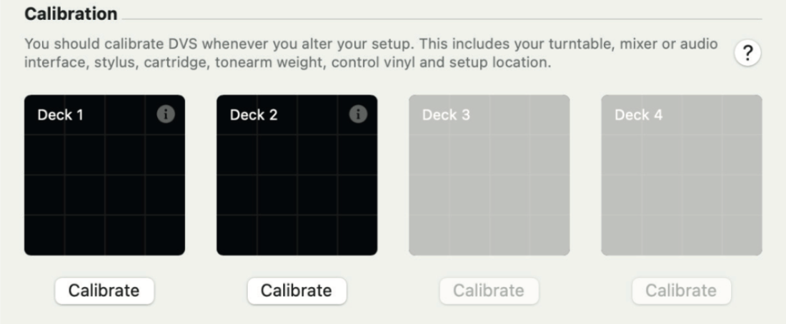 Digital Vinyl System calibration