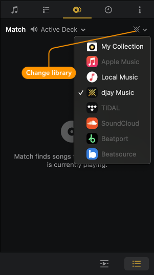 Change library