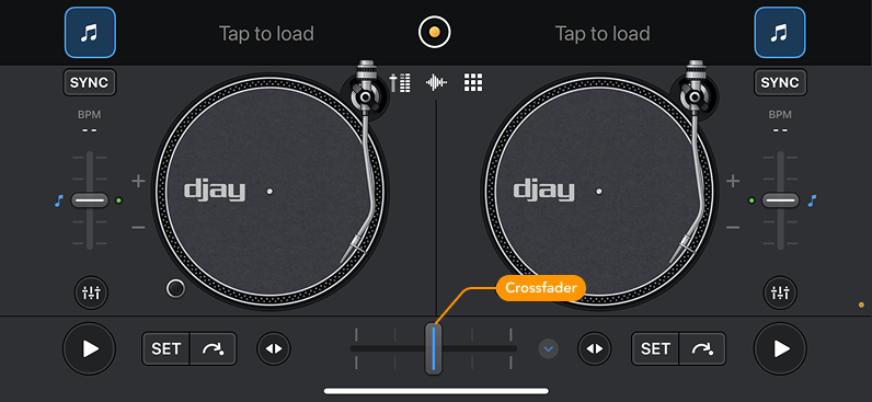 Using the crossfader
