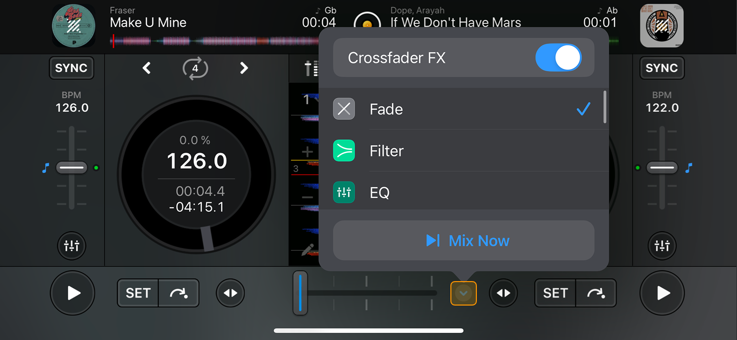 Crossfader FX