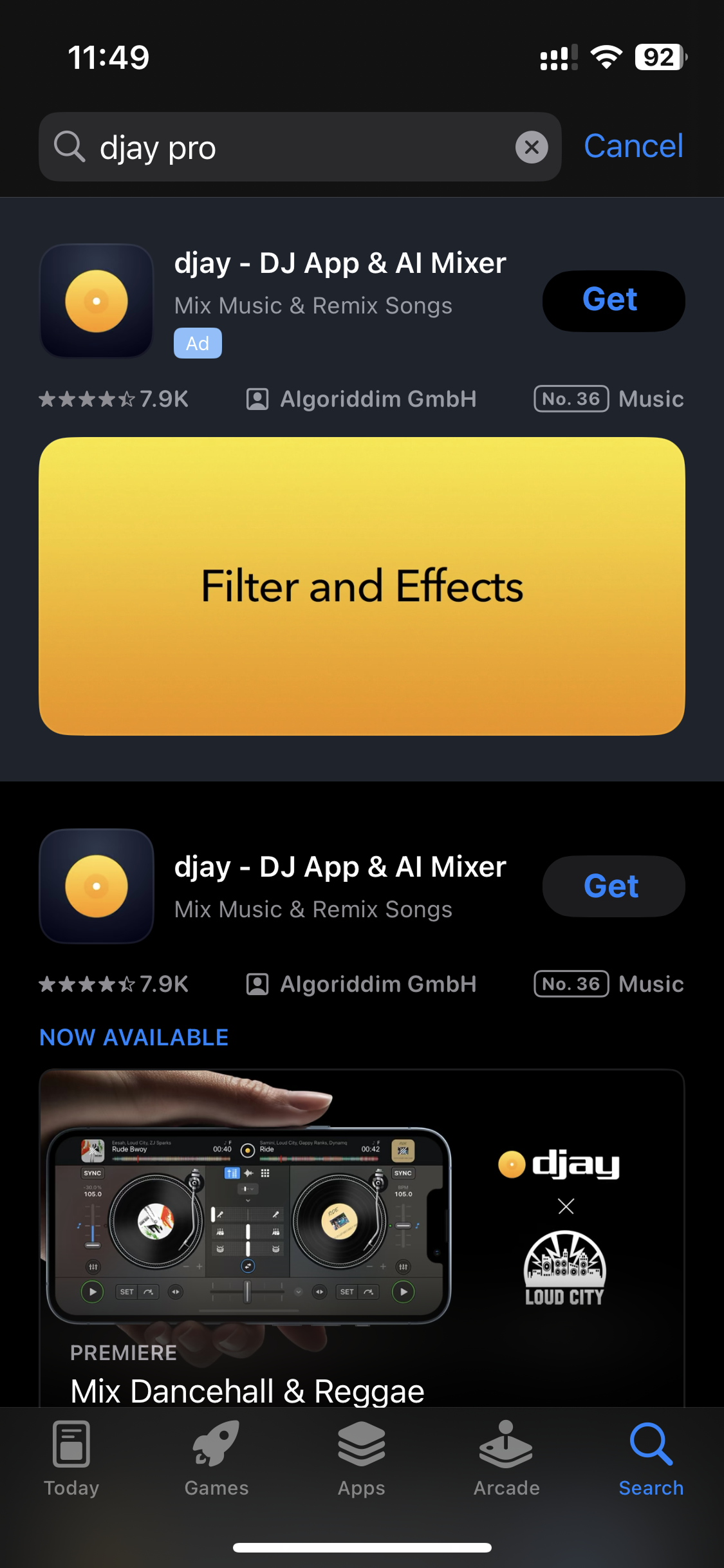 Download djay iOS app store