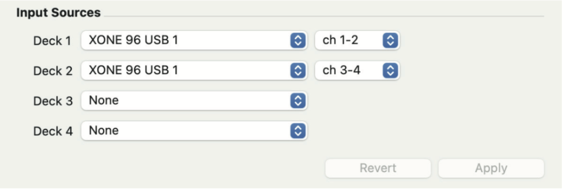 Digital Vinyl System inputs