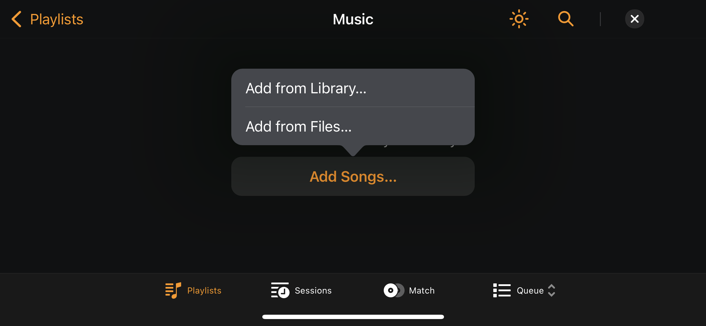 Add music my collection