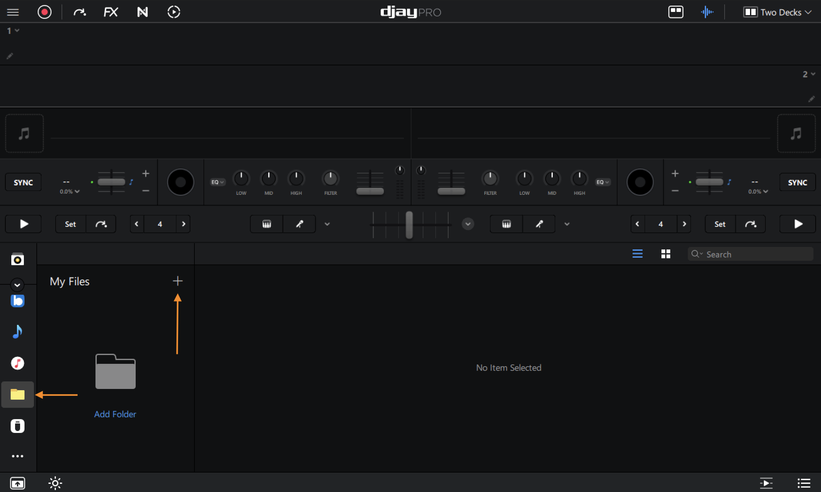 Add files on Windows