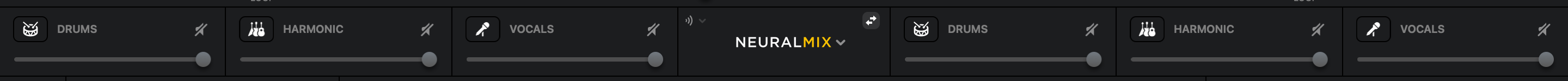 Neural Mix individual stem controls