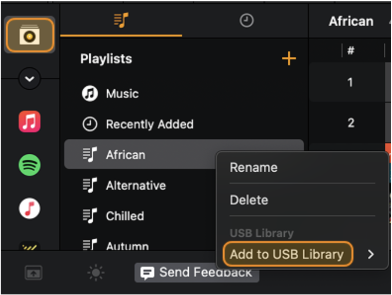 Add existing playlist to OneLibrary