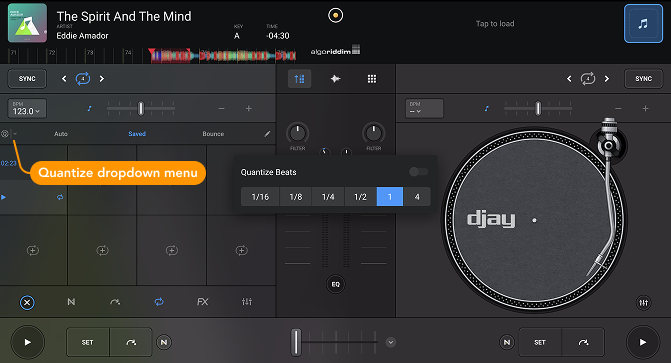 Quantize saved loops