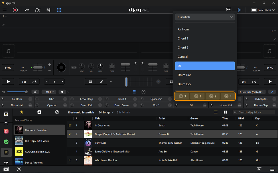 Recording samples in sequencer
