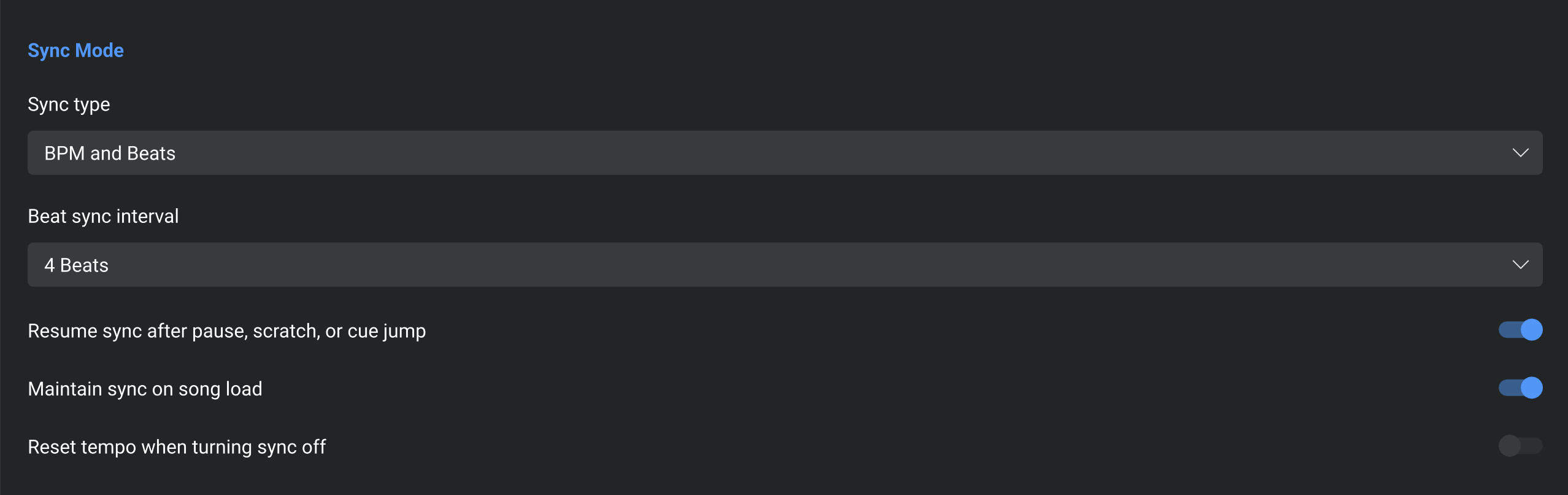 Beatgrid editor overview