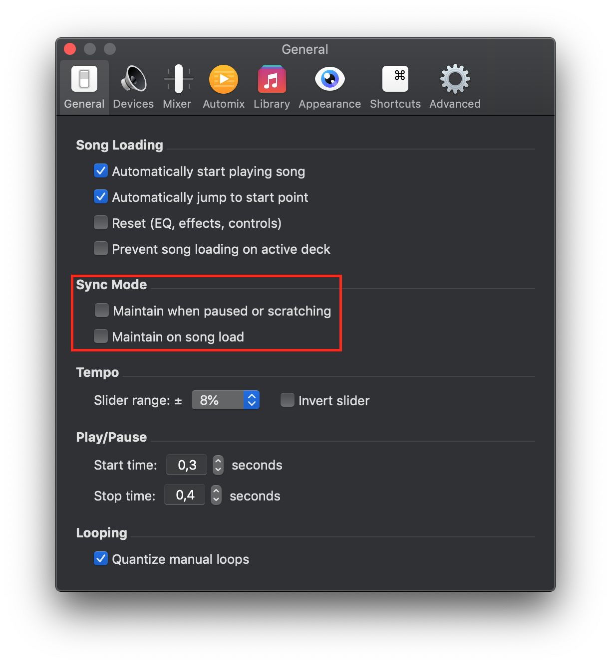 how to turn auto queue on in djay pro